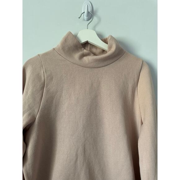 Madewell Betterterry Relaxed Turtleneck Sweatshirt Tan size Medium - Picture 9 of 12